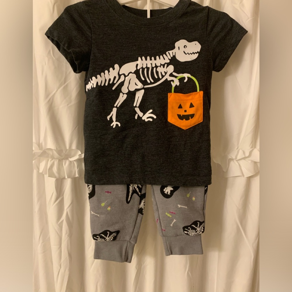 Cat & Jack Unisex Halloween / fall 2 piece 12 month